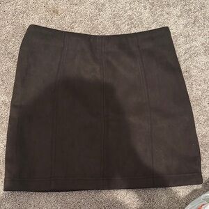 Fashion Nova Classic Brown Mini Skirt